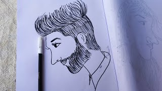 How to draw a Boy easy|| How to draw a boy step by step with hair