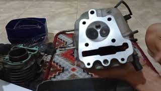 Merakit Mesin Motor Beat - Pemasangan Piston/Seher Motor Beat