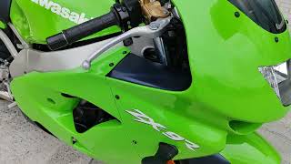 Живая Легенда Kawasaki Ninja ZX-9R 1998г. Обзор видео Владивосток.