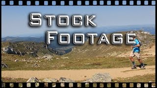 Free Stock Footage - Sports - man running, jogging, mountain marathon