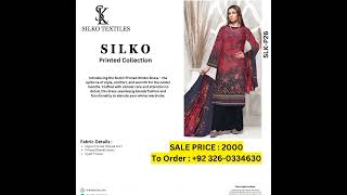 Dhanak winter collection by Silko Processing Factory