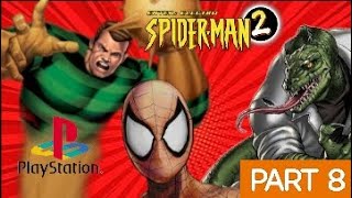 SPIDER-MAN 2: ENTER ELECTRO PS1 PLAYTHROUGH I PART 8 | THE LIZARD AND SANDMAN BOSS BATTLE