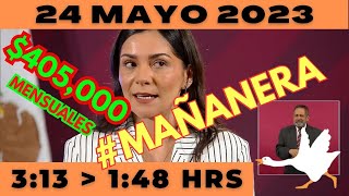 💩🐣 Conferencia de prensa matutina *Miércoles 24 de Mayo 2023* Presidente AMLO de 3:13 a 1:48.