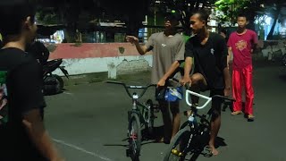 LEPAS DADAKAN‼️Imam vs Adit sorkek | Balap sepeda onthel surabaya