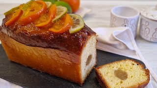 Amazing LEMON loaf/POUND CAKE recipe 🍋 EASY dessert at home. Super soft and moist