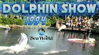 SeaWorld Dolphins & Porpoises Show San Diego - Feb 1984 at Dolphin Lagoon