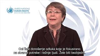 UN High Commissioner for Human Rights on Human Rights Day and 25 Years of Peace in BiH (BCS subs)