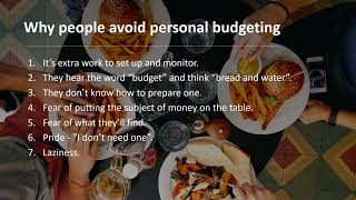 Personal Budget Webinar  Edited 10 minutes