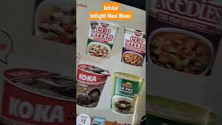 Jetstar inflight meal menu #Jetstarmenu #inflightmenu #jetstarfood