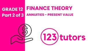 P2 || Grade 12 Finance Theory Part 2 with 123tutors