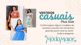 Vestidos Casuais Plus Size