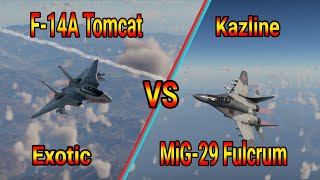 MiG-29 vs F-14A BVR FIGHT | warthunder |