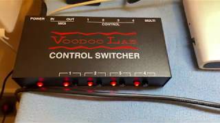 Voodoo Lab Control Switcher USA (S/N: 272) Turn ON Test