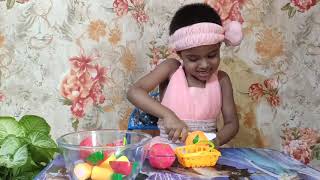 ILISHA Playing With Fun Food Toys |  Princess Ilisha