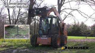 Danuser T3 Driver Driving Through Tree Root