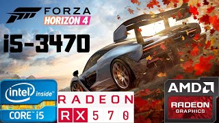 Forza Horizon 4 Ultra | i5-3470 | RX 570 8GB | 8GB RAM DDR3 | 1080p Gameplay PC Benchmark