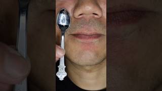 Tongue Scrap With Rolex Spoon🥄 ASMR  🔊#shorts#asmr #satisfying