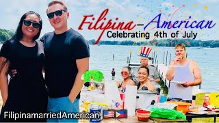 AMERICAN and FILIPINA Celebrating The 4th Of July 2023 #filipinamarriedtoforeigner #picnic_4thjuly