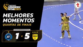 Melhores Momentos | Quartas de Final | Tubarão Futsal 1 x 5 Jaraguá Futsal | Série Ouro 2024