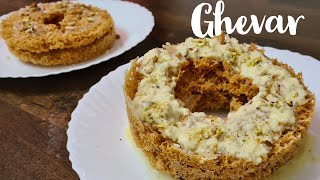 Ghevar sweet recipe | How to make ghevar at home | घर पर घेवर कैसे बनाये | Saute Time