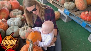 BABY'S FIRST PUMPKIN PATCH!!