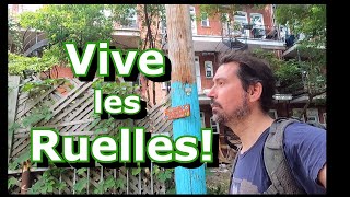 La beauté et le calme de la nature: Les RUELLES vertes de Montréal.