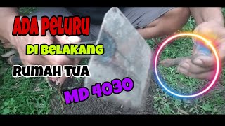 Metal Detector deteksi peluru di belakang rumah tua//mantap!!!