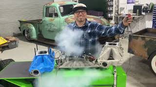 nitrous flow testing 302 windsor 8.2 deck offenhauser edelbrock tolker victor jr intake