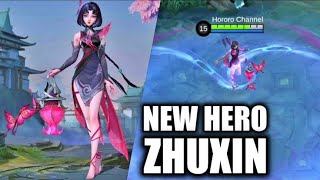 Mobile Legend 5v5 New Hero ZHUXIN...#mlbb #zhuxinmobilelegends #new #yoitubeshortshero