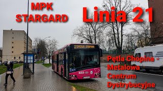 MPK STARGARD, linia 21 - Solaris Urbino 12 IV #852