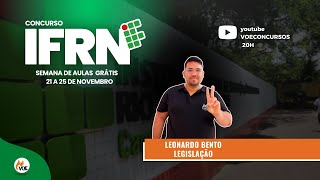 Concurso IFRN: Aula de Legislação