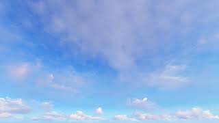 ( CGI 4k Stock Footage ) Arctic white peaceful heavenly clouds