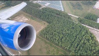 CF6 Engine Roar | Rare Runway 9 Departure at IAH | Boeing 767-400ER