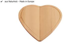 Schneidebrett WOODEN HEART