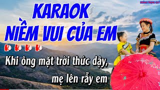 Karaoke Niềm Vui Của Em - Phối chuẩn dễ hát - Hoàng Trọng Quý