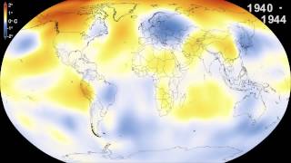 135 Years of Global Warming in 30 Seconds