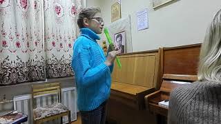 Late Autumn (by Victoria Kluyeva). My student Victoria Kluyeva (recorder), Anna Opolskaya (piano)