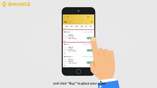 Binance - How to buy crypto using the mobile app