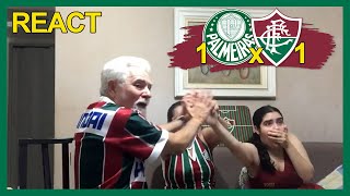 FAMÍLIA TRICOLOR REAGE À 1 PALMEIRAS X 1 FLUMINENSE - CAMPEONATO BRASILEIRO 2021