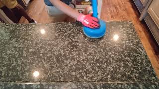 Granite Countertop Reconditioning using the Turbo Force Mini Spinner