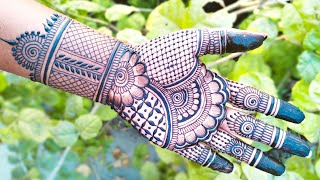 Wedding🥰Special Mehndi 😍 Design||Simple Bridal Mehndi Design||Easy Mehndi Design For Front Hand