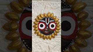 DIY JAGANNATH DEV 🙏🏻🌸 / #shorts #viral #diy #craft #jagannath #rathayatra #like @crafterdebika