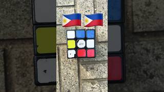 Philiphene flag|on rubic’s cube|#short |🇵🇭🇵🇭.