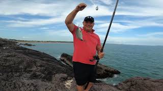 PESCA EN PUNTA BALLENA MALDONADO ( no salió como esperábamos)