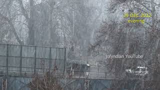 First Snow Fall_2022 Winter @ Srinagar (on 29th December)