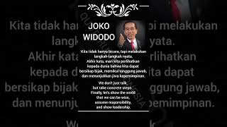 Jokowi #22 | Inspiring Thoughts | Indonesian-Russian-English #quoterusiaindonesia #inspiration