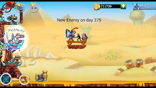 The Catapult 2 Dessert day 375 New Enemy The Vacuum and new super weapon Plasma mortar unlocked