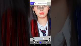 LISA Blue VS Red smudge edit #trendingshorts #viralvideo #blackpink #lisa like share and sub #shorts