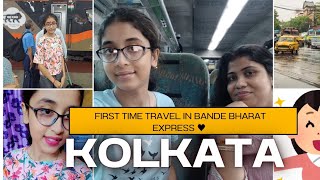 First time travelling in bande bharat express ♥️ Going to Kolkata for a quize competition 🥹😅