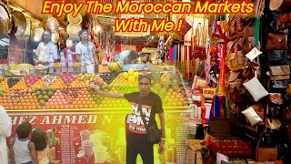 Spend The Day With Me At The Marrakech Markets In Morocco ! II #travel #food #market #morocco